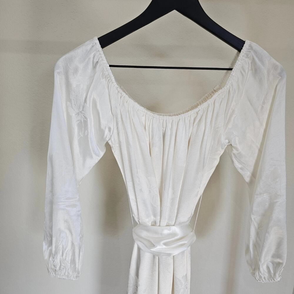 House of Harlow White Silk Dress - Picture 4 of 7